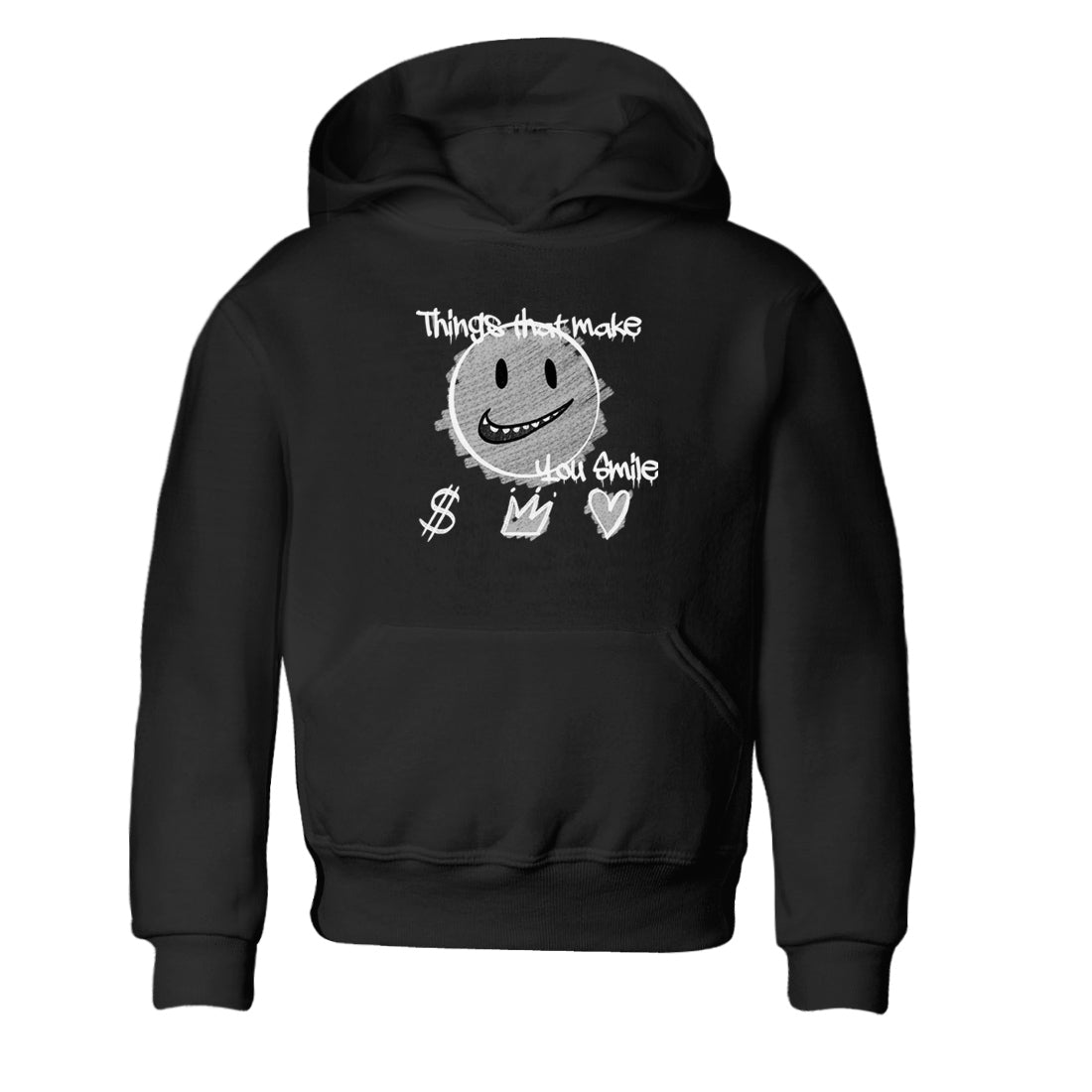 1s Wolf Grey Shirts To Match Jordans Things That Make You Smile Sneaker Match Tees Air Jordan 1 Low OG Wolf Grey SNRT Sneaker Release Tees Streetwear Clothing brand Baby and Youth Black 2 cotton tee