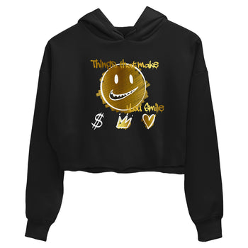 Jordan 1 High OG Black and Gold shirts to match jordans Things That Make You Smile sneaker match tees Air Jordan 1 High OG Black Metallic Gold SNRT Sneaker Release Tees Clothing Sneakerhead ShirtsBlack 2 crop tee
