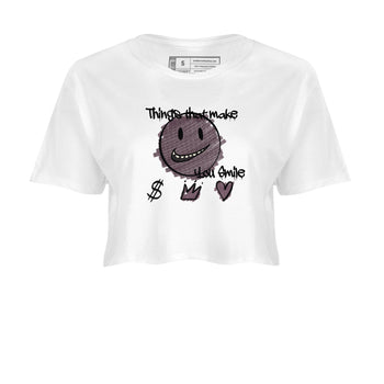 3s A Ma Maniere x Black shirts to match jordans Things That Make You Smile sneaker match tees Air Jordan 3 A Ma Maniere x Black SNRT Sneaker Tees streetwear brand White 2 crop tee