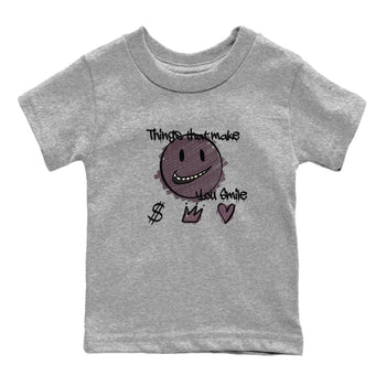 3s A Ma Maniere x Black shirts to match jordans Things That Make You Smile sneaker match tees Air Jordan 3 A Ma Maniere x Black SNRT Sneaker Tees streetwear brand Baby and Youth Heather Grey 2 cotton tee