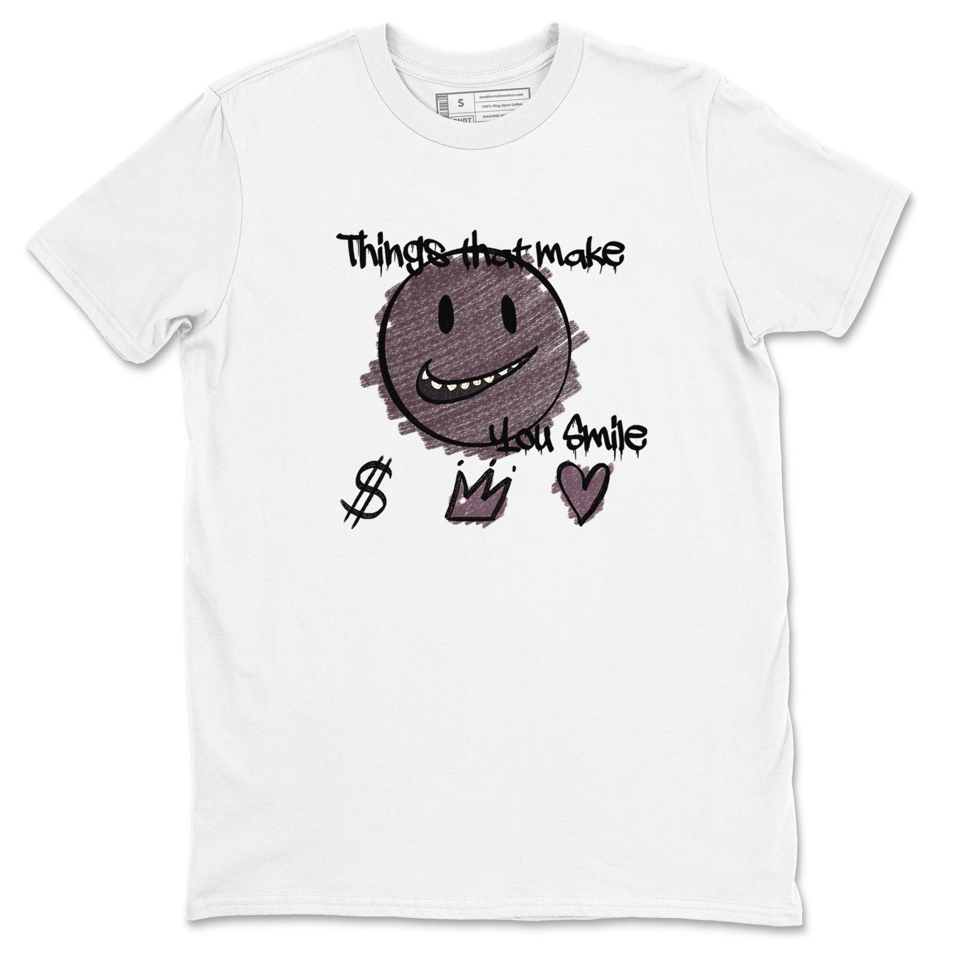 3s A Ma Maniere x Black shirts to match jordans Things That Make You Smile sneaker match tees Air Jordan 3 A Ma Maniere x Black SNRT Sneaker Tees streetwear brand White 2 unisex cotton tee