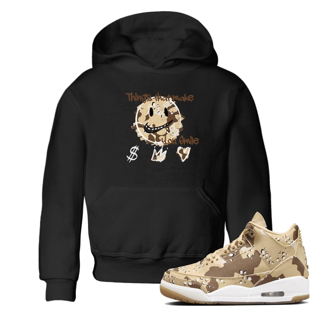WNBA x Air Jordan 3 “Desert Camo” shirts to match jordans Things That Make You Smile sneaker match tees Air Jordan 3 Desert Camo SNRT Sneaker Release Tees Clothing Sneakerhead ShirtsBaby and Youth Black 1 cotton tee