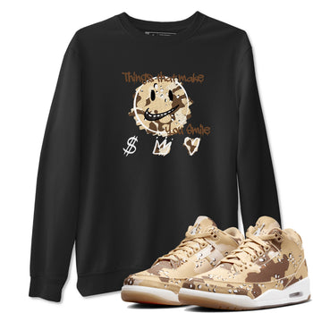 WNBA x Air Jordan 3 “Desert Camo” shirts to match jordans Things That Make You Smile sneaker match tees Air Jordan 3 Desert Camo SNRT Sneaker Release Tees Clothing Sneakerhead ShirtsBlack 1 unisex cotton tee