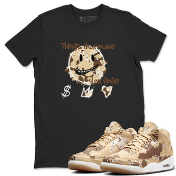 WNBA x Air Jordan 3 “Desert Camo” shirts to match jordans Things That Make You Smile sneaker match tees Air Jordan 3 Desert Camo SNRT Sneaker Release Tees Clothing Sneakerhead ShirtsBlack 1 unisex cotton tee