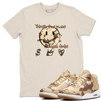 WNBA x Air Jordan 3 “Desert Camo” shirts to match jordans Things That Make You Smile sneaker match tees Air Jordan 3 Desert Camo SNRT Sneaker Release Tees Clothing Sneakerhead ShirtsNatural 1 unisex cotton tee