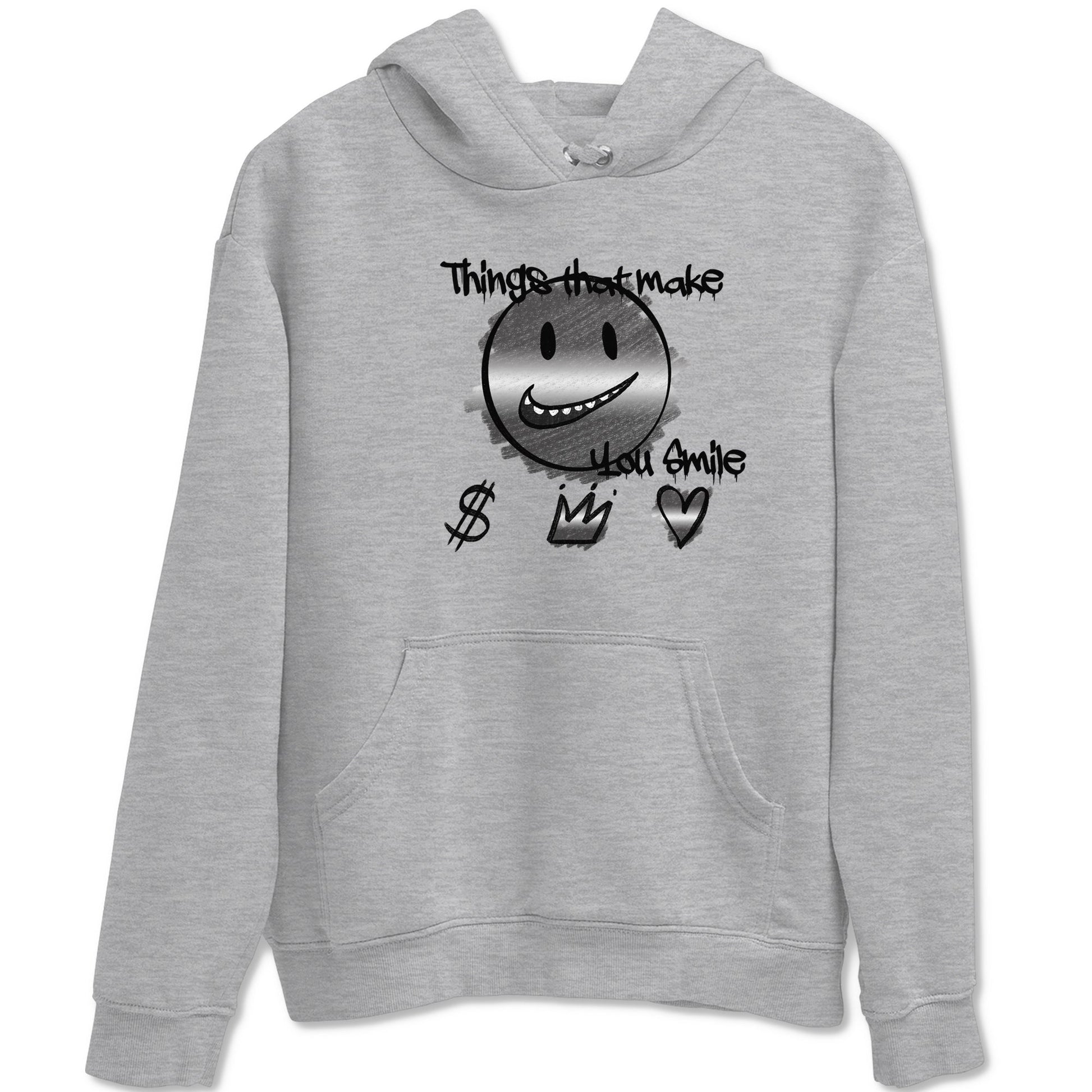 4s Black Cat shirts to match jordans Things That Make You Smile sneaker match tees Air Jordan 4 Black Cat match shoes to clothes SNRT Sneaker Tees unisex cotton Heather Grey 2 shirts