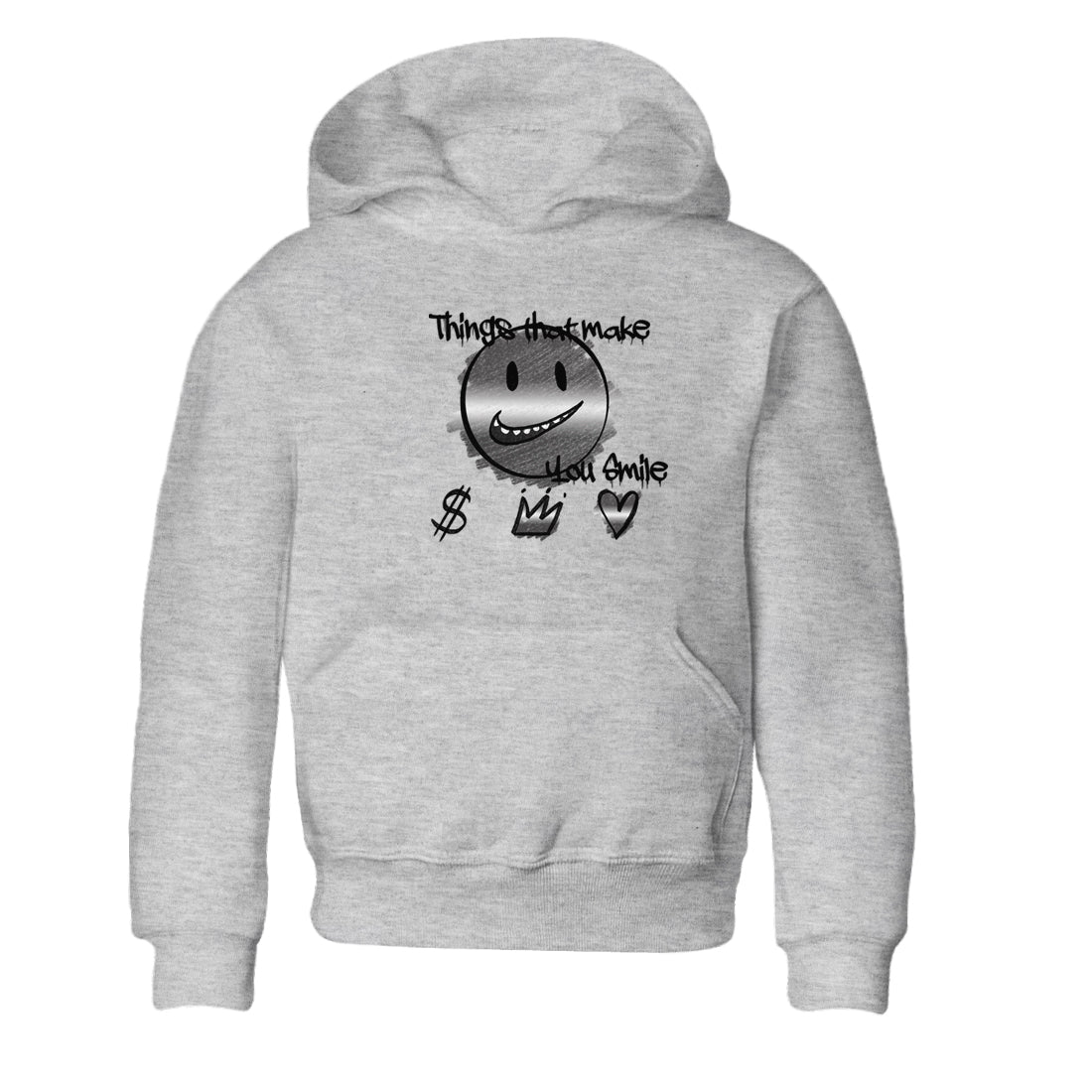 4s Black Cat shirts to match jordans Things That Make You Smile sneaker match tees Air Jordan 4 Black Cat match shoes to clothes SNRT Sneaker Tees Youth Baby Heather Grey 2 tee