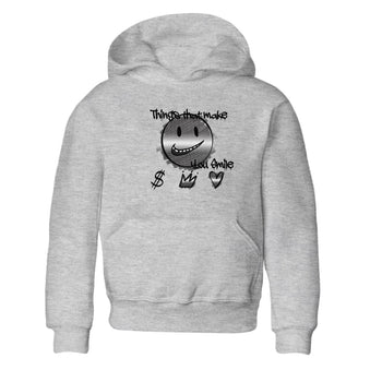 4s Black Cat shirts to match jordans Things That Make You Smile sneaker match tees Air Jordan 4 Black Cat match shoes to clothes SNRT Sneaker Tees Youth Baby Heather Grey 2 tee