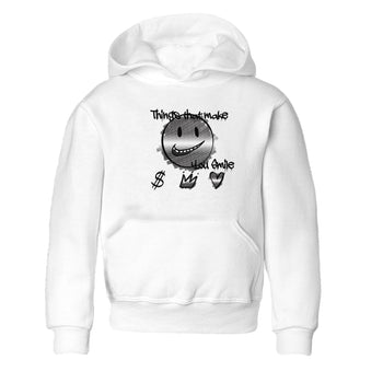 4s Black Cat shirts to match jordans Things That Make You Smile sneaker match tees Air Jordan 4 Black Cat match shoes to clothes SNRT Sneaker Tees Youth Baby White 2 tee