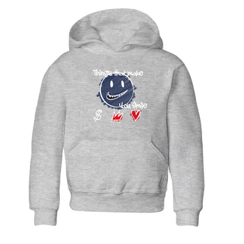 6s Olympic shirts to match jordans Things That Make You Smile sneaker match tees Air Jordan 6 Olympic SNRT Sneaker Tees streetwear brand Baby and Youth Heather Grey 2 cotton tee