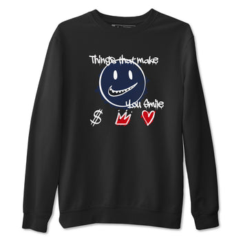 6s Olympic shirts to match jordans Things That Make You Smile sneaker match tees Air Jordan 6 Olympic SNRT Sneaker Tees streetwear brand Black 2 unisex cotton tee