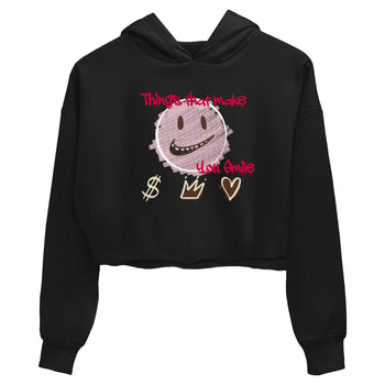 Dunk Cacao Wow And Pink Foam shirts to match jordans Things That Make You Smile sneaker match tees Dunk Cacao Wow And Pink Foam SNRT Sneaker Tees streetwear brand Black 2 crop tee