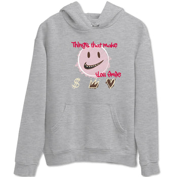 Dunk Cacao Wow And Pink Foam shirts to match jordans Things That Make You Smile sneaker match tees Dunk Cacao Wow And Pink Foam SNRT Sneaker Tees streetwear brand Heather Grey 2 unisex cotton tee
