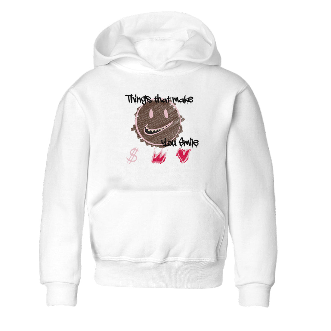 Dunk Cacao Wow And Pink Foam shirts to match jordans Things That Make You Smile sneaker match tees Dunk Cacao Wow And Pink Foam SNRT Sneaker Tees streetwear brand Baby and Youth White 2 cotton tee