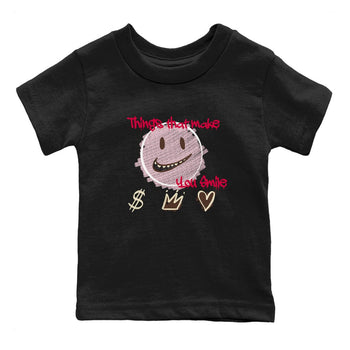 Dunk Cacao Wow And Pink Foam shirts to match jordans Things That Make You Smile sneaker match tees Dunk Cacao Wow And Pink Foam SNRT Sneaker Tees streetwear brand Baby and Youth Black 2 cotton tee