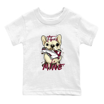 3s A Ma Maniere x Burgundy Crush shirts to match jordans This Is Mine sneaker match teesA Ma Maniére x Air Jordan 3 "Burgundy Crush" SNRT Sneaker Tees streetwear brand Baby and Youth White 2 cotton tee