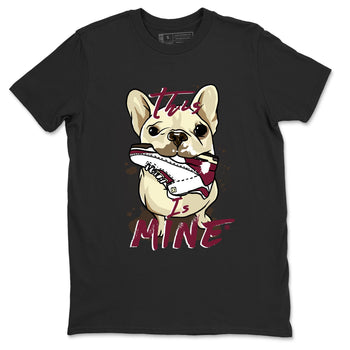 3s A Ma Maniere x Burgundy Crush shirts to match jordans This Is Mine sneaker match teesA Ma Maniére x Air Jordan 3 "Burgundy Crush" SNRT Sneaker Tees streetwear brand Black 2 unisex cotton tee