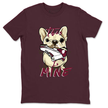 3s A Ma Maniere x Burgundy Crush shirts to match jordans This Is Mine sneaker match teesA Ma Maniére x Air Jordan 3 "Burgundy Crush" SNRT Sneaker Tees streetwear brand Maroon 2 unisex cotton tee