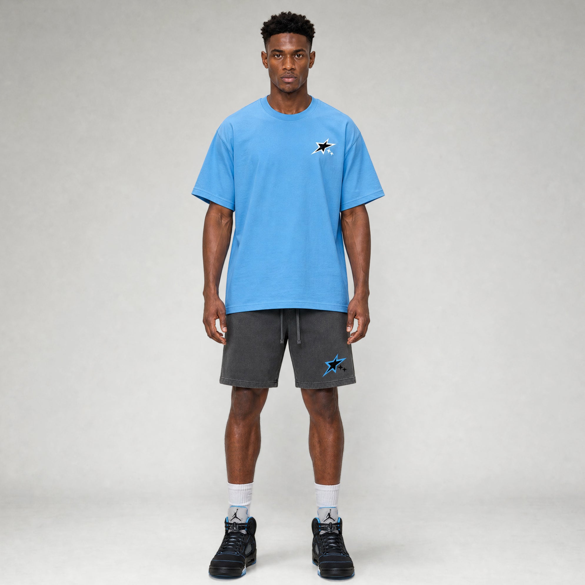 Three Stars Premium Fleece Shorts - SNRT Sneaker T-shirts