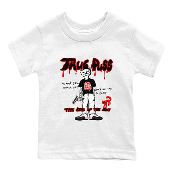 12s Taxi Flip shirt to match jordans Thug Puss sneaker tees Air Jordan 12 Taxi Flip SNRT sneaker release tees baby toddler White 2 cotton Shirt