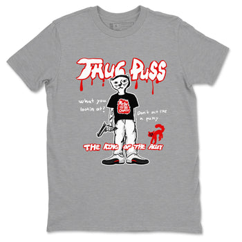 12s Taxi Flip shirt to match jordans Thug Puss sneaker tees Air Jordan 12 Taxi Flip SNRT Sneaker Release Tees unisex cotton Heather Grey 2 crew neck shirt