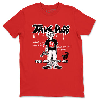 12s Taxi Flip shirt to match jordans Thug Puss sneaker tees Air Jordan 12 Taxi Flip SNRT Sneaker Release Tees unisex cotton Red 2 crew neck shirt