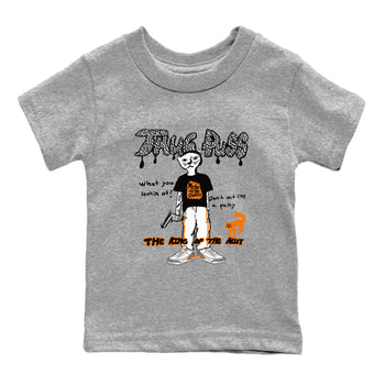 AJ3 Georgia Peach shirt to match jordans Thug Puss sneaker tees Air Jordan 3 Retro Georgia Peach SNRT sneaker release tees baby toddler Heather Grey 2 cotton Shirt