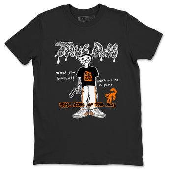 AJ3 Georgia Peach shirt to match jordans Thug Puss sneaker tees Air Jordan 3 Retro Georgia Peach SNRT sneaker release Tees unisex cotton Black 2 crew neck shirt
