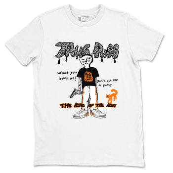 AJ3 Georgia Peach shirt to match jordans Thug Puss sneaker tees Air Jordan 3 Retro Georgia Peach SNRT sneaker release Tees unisex cotton White 2 crew neck shirt