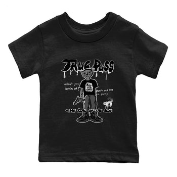 4s Black Cat shirts to match jordans Thug Puss sneaker match tees Air Jordan 4 Black Cat match shoes to clothes SNRT Sneaker Tees Youth Baby Black 2 tee