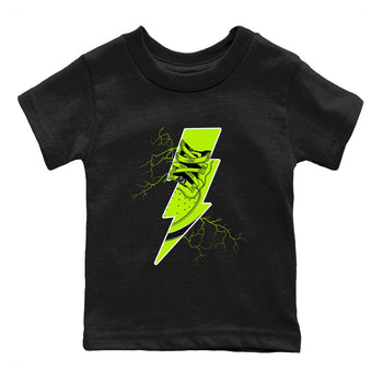 Air Force 1 Low Dance Volt shirts to match jordans Thunder Kick sneaker match tees Air Force 1 Volt match shoes to clothes SNRT Sneaker Tees Youth Baby Black 2 tee