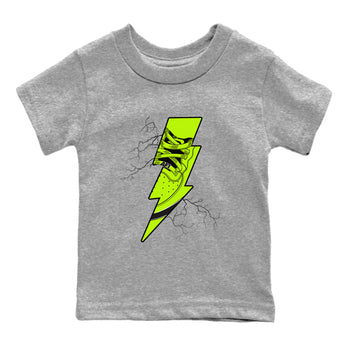 Air Force 1 Low Dance Volt shirts to match jordans Thunder Kick sneaker match tees Air Force 1 Volt match shoes to clothes SNRT Sneaker Tees Youth Baby Heather Grey 2 tee