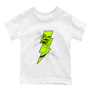 Air Force 1 Low Dance Volt shirts to match jordans Thunder Kick sneaker match tees Air Force 1 Volt match shoes to clothes SNRT Sneaker Tees Youth Baby White 2 tee