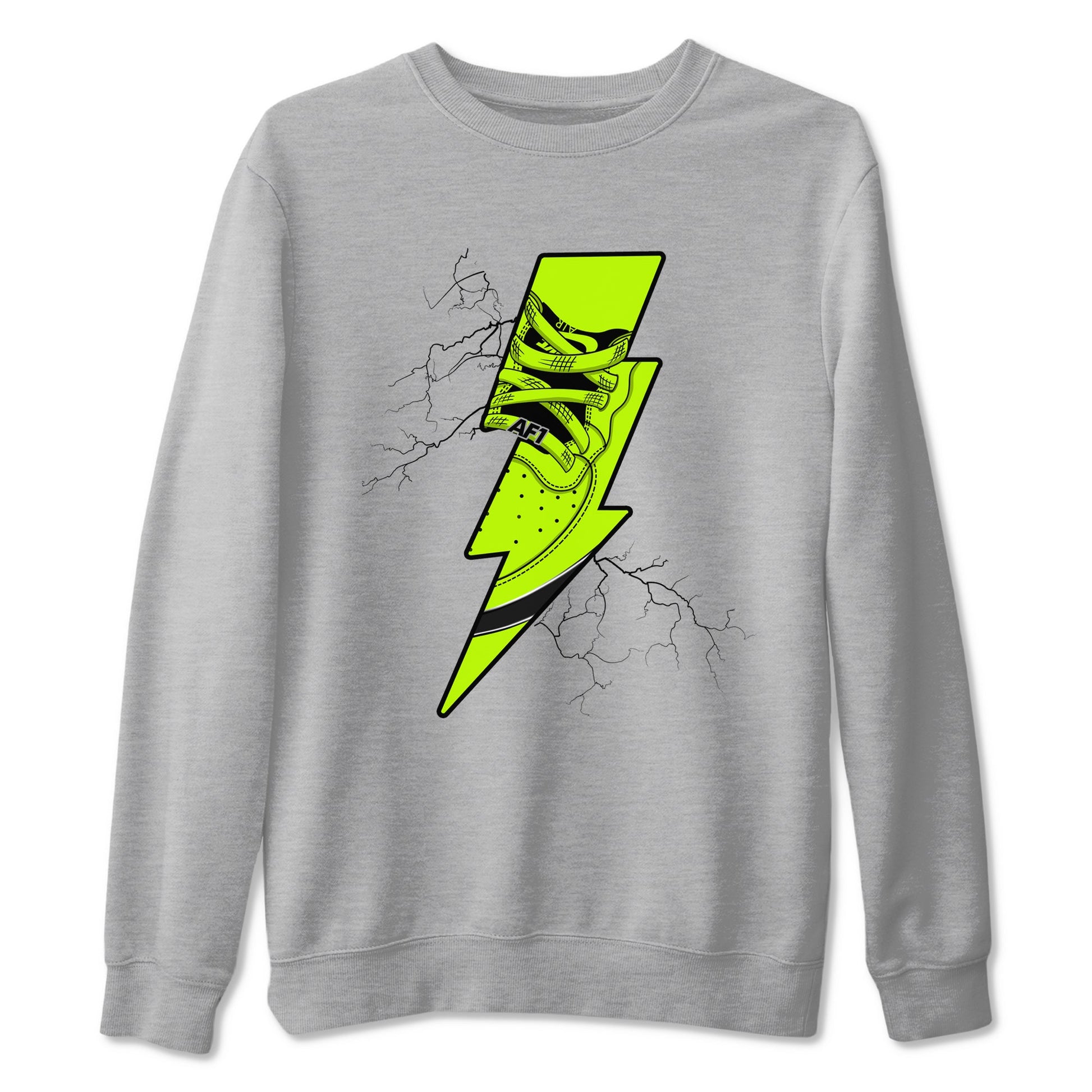 Air Force 1 Low Dance Volt shirts to match jordans Thunder Kick sneaker match tees Air Force 1 Volt match shoes to clothes SNRT Sneaker Tees unisex cotton Heather Grey 2 shirts