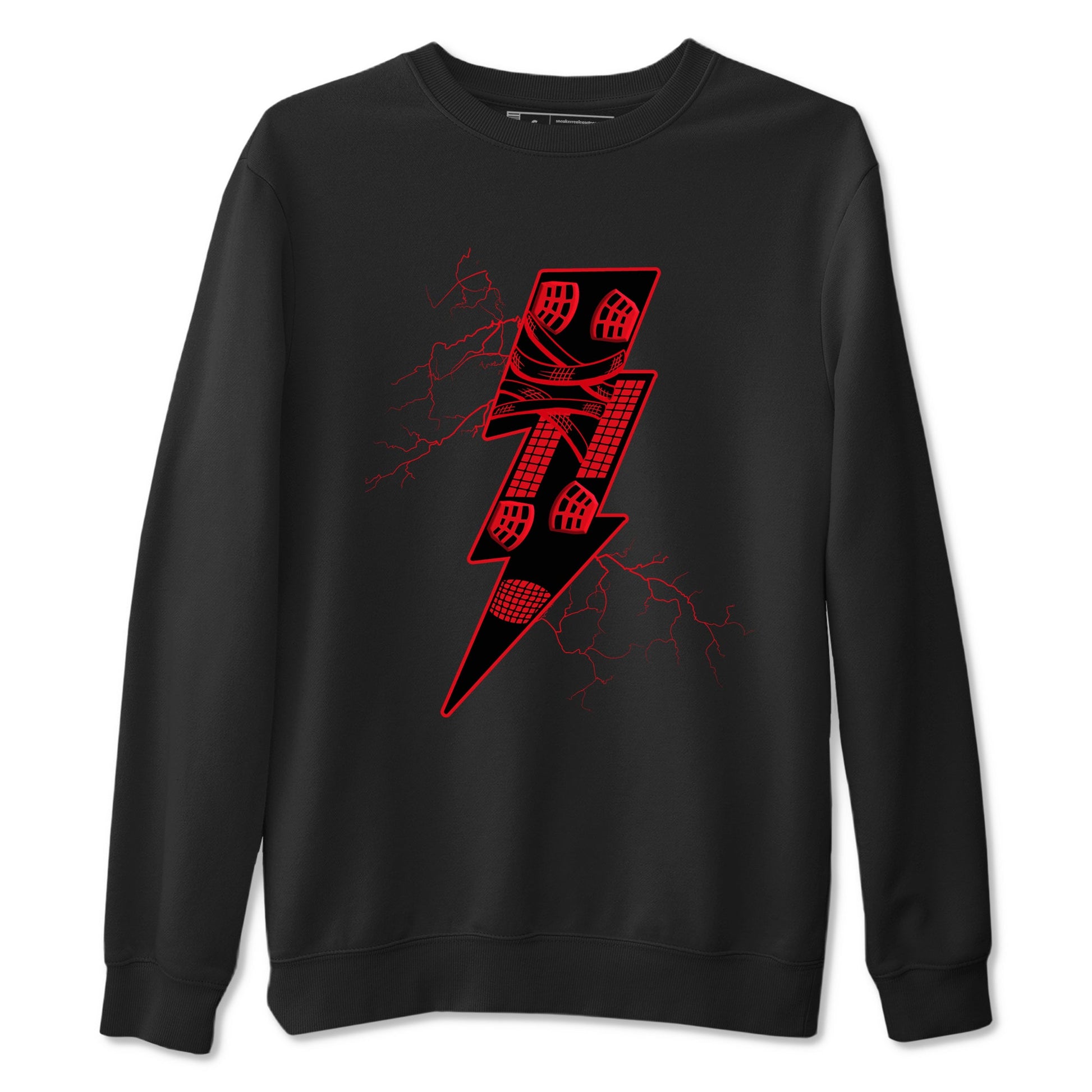 4s Red Thunder shirts to match jordans Thunder Kick sneaker match tees Air Jordan 4 Red Thunder SNRT Sneaker Tees streetwear brand Black 2 unisex cotton tee