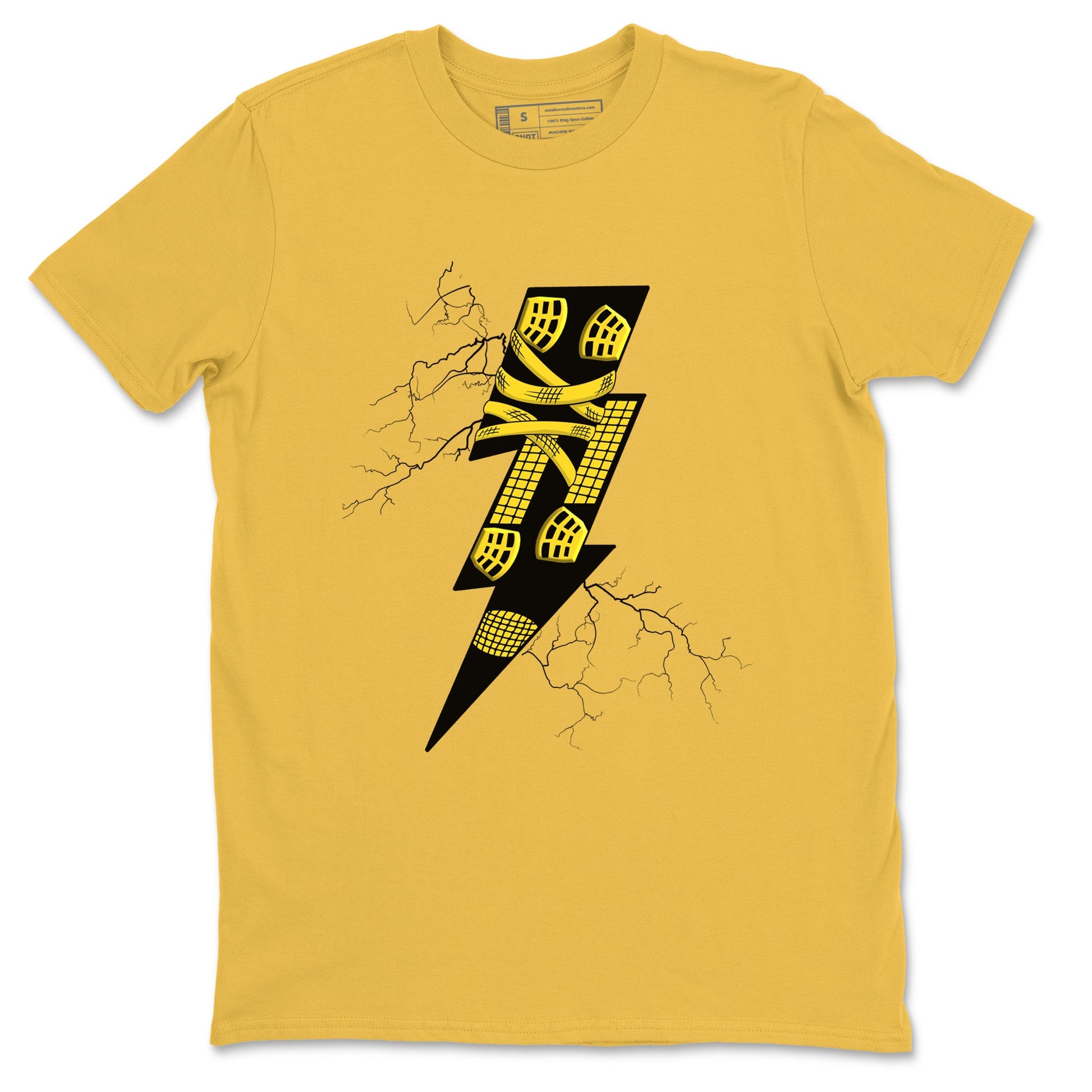 AJ4 Thunder shirts to match jordans Thunder Kick sneaker match tees Air Jordan 4 Thunder SNRT Sneaker Tees streetwear brand Daisy 2 unisex cotton tee