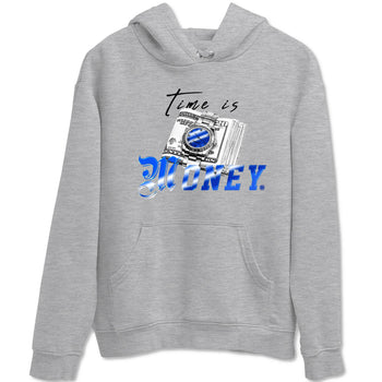 Air Foamposite One Royal shirts to match jordans Time Is Money sneaker match tees Air Foamposite One Royal SNRT Sneaker Release Tees unisex cotton Heather Grey 2 crew neck shirts