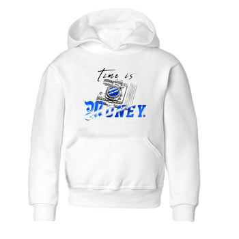 Air Foamposite One Royal shirts to match jordans Time Is Money sneaker match tees Air Foamposite One Royal SNRT Sneaker Release Tees Youth Baby White 2 crew neck shirts