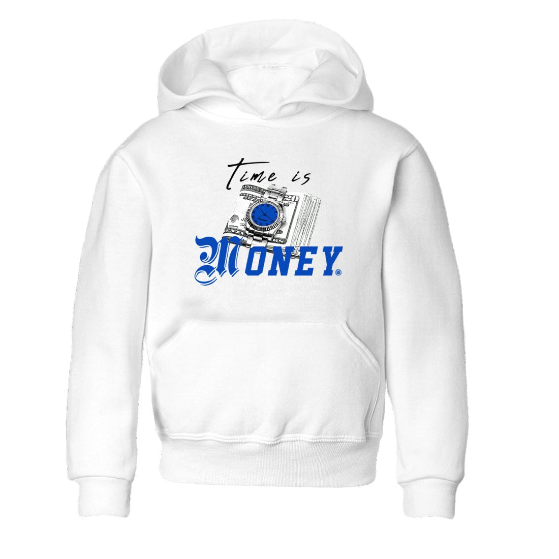 1s Game Royal shirts to match jordans Time Is Money sneaker match tees Air Jordan 1 Retro Low OG Game Royal match shoes to clothes SNRT Sneaker Tees Youth Baby White 2 tee
