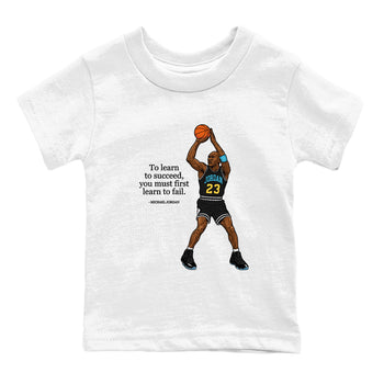 Sneaker Threads – Sneaker Tees To Match Air Jordan 11 Retro Gamma – To Learn To Succeed You Must First Learn To Fail Youth Graphic Tee White 2. Perfect for Jordan releases 2025 colorways.
