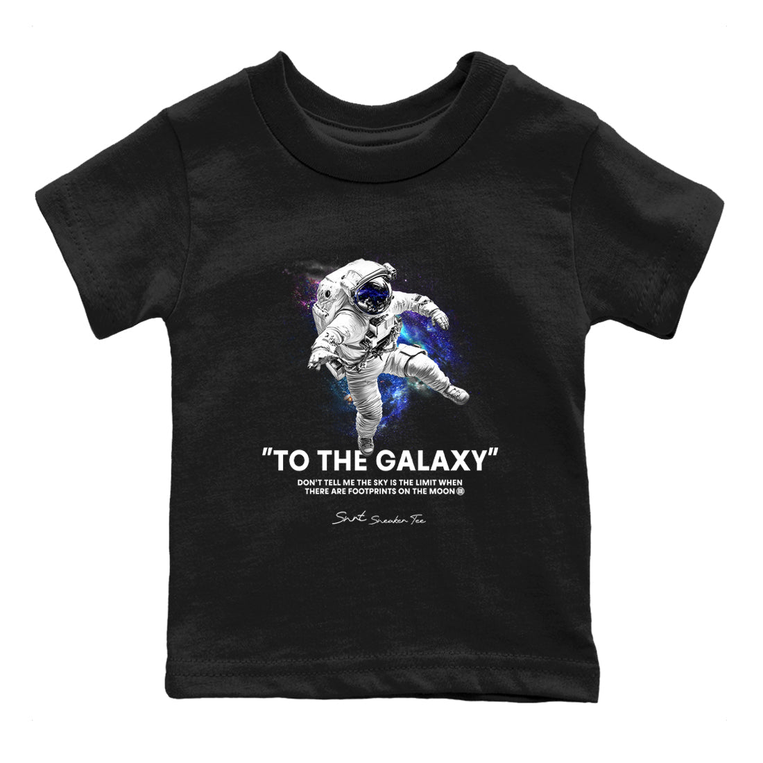 Foams One Galaxy shirts to match jordans To The Galaxy best t shirts to wear with jordans Air Foamposite One Galaxy match shoes to clothes SNRT Sneaker Tees Youth Baby Black 2 tee
