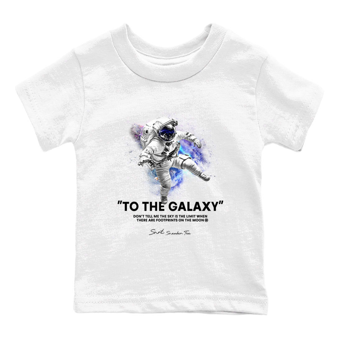 Foams One Galaxy shirts to match jordans To The Galaxy best t shirts to wear with jordans Air Foamposite One Galaxy match shoes to clothes SNRT Sneaker Tees Youth Baby White 2 tee