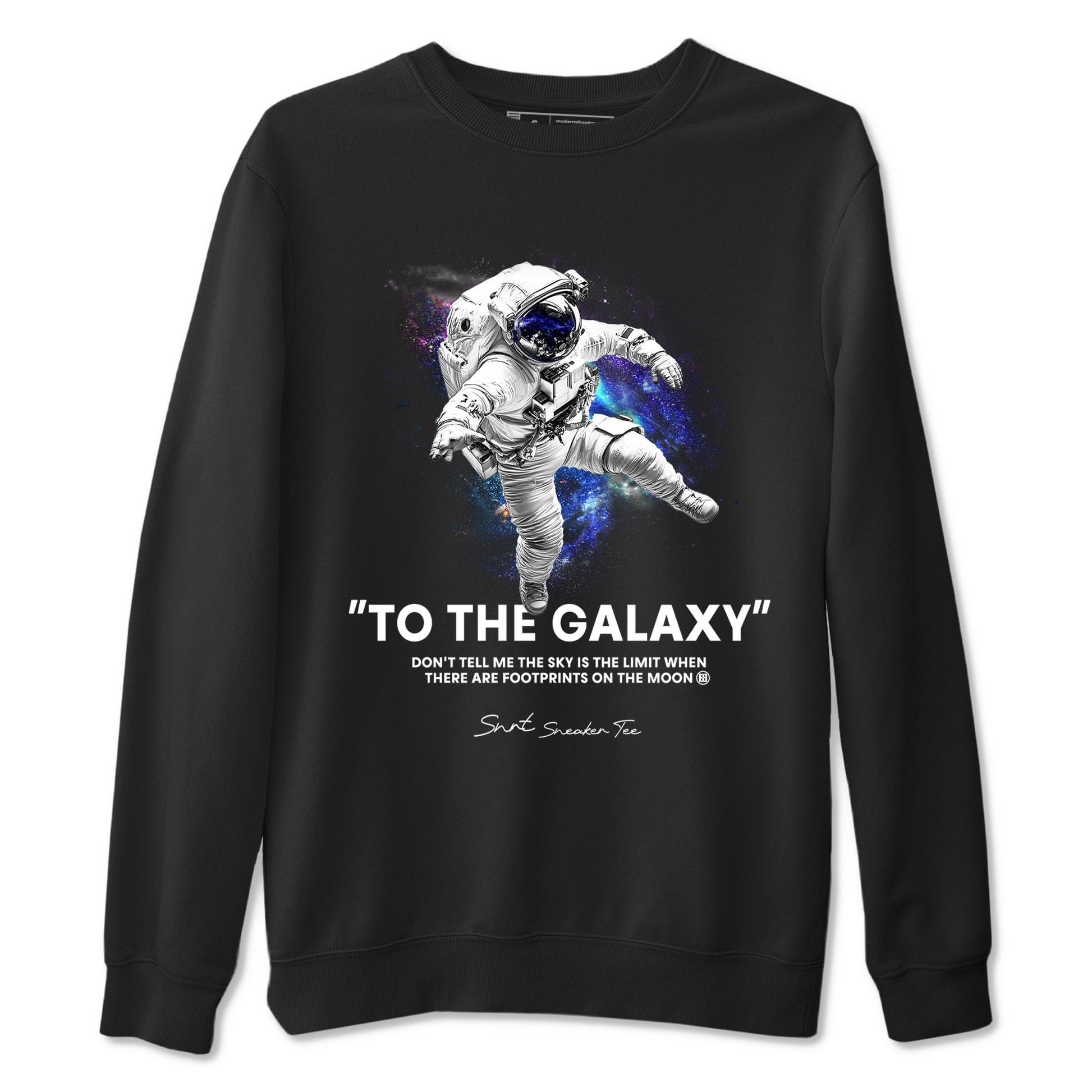 Foams One Galaxy shirts to match jordans To The Galaxy best t shirts to wear with jordans Air Foamposite One Galaxy match shoes to clothes SNRT Sneaker Tees unisex cotton Black 2 shirts