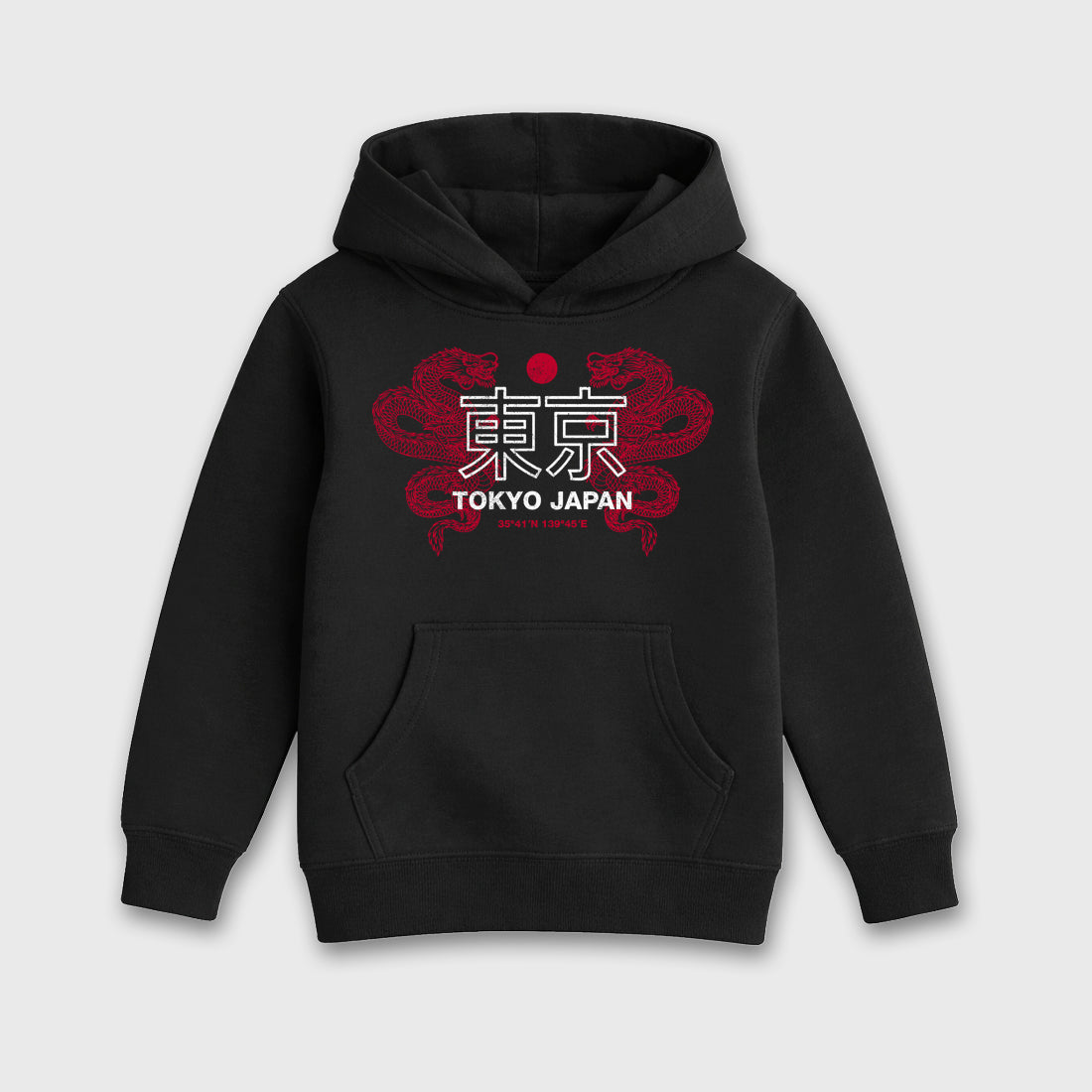 Sneaker match tees – Sneaker Tees To Match Air Jordan 1 Banned Shoes – Tokyo Dragons Kids T-Shirt Black 2