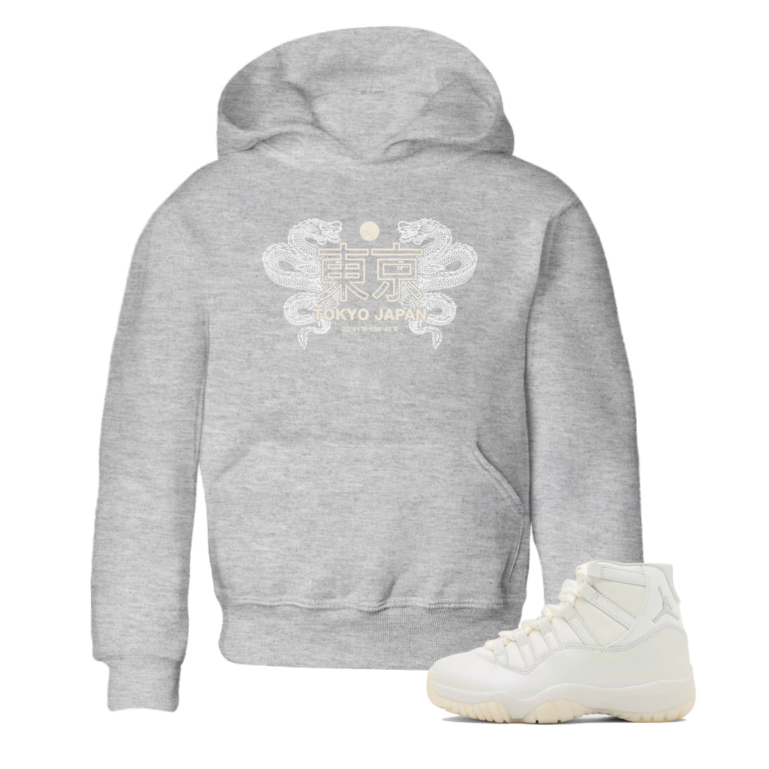 Tokyo Dragons SNRT Sneaker Tees Kids - Air Jordan 11 Pearl - SNRT Sneaker T-shirts