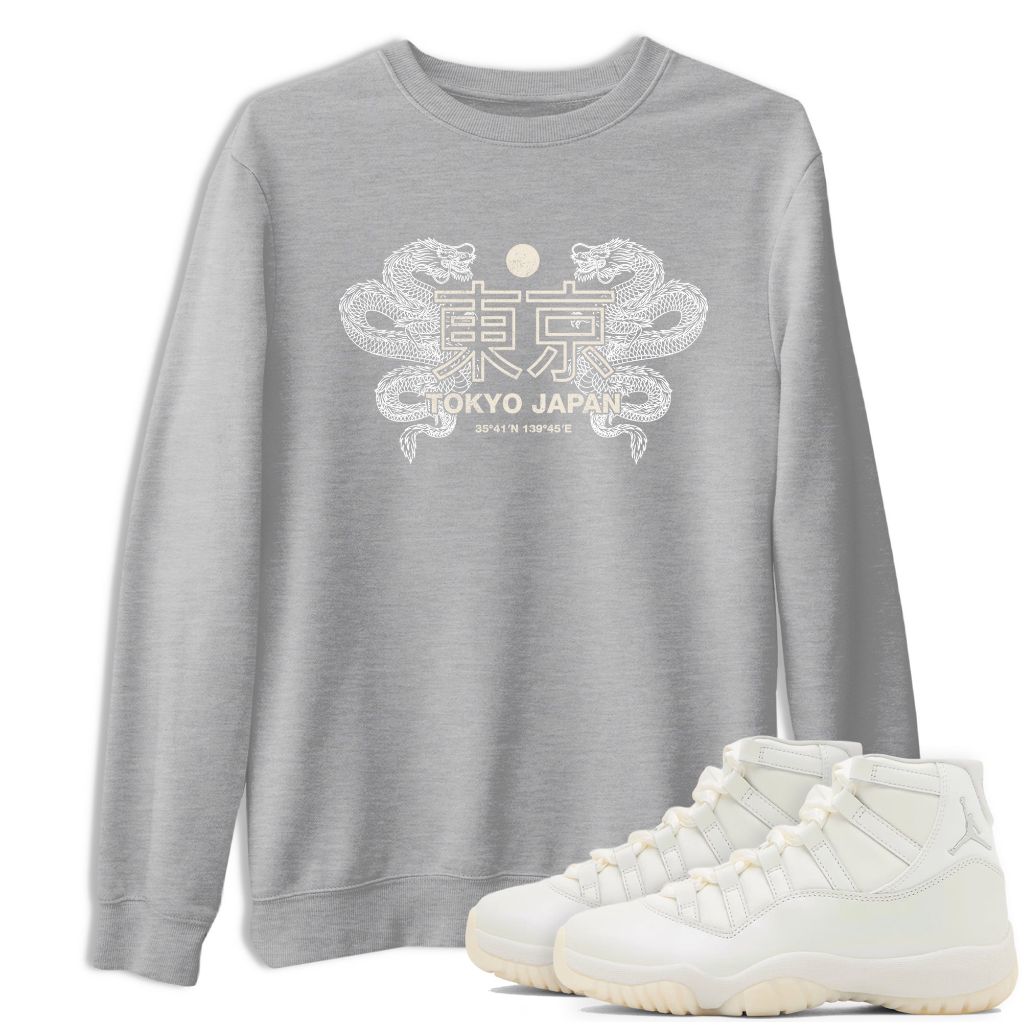 Tokyo Dragons SNRT Sneaker Tees - Air Jordan 11 Pearl - SNRT Sneaker T-shirts