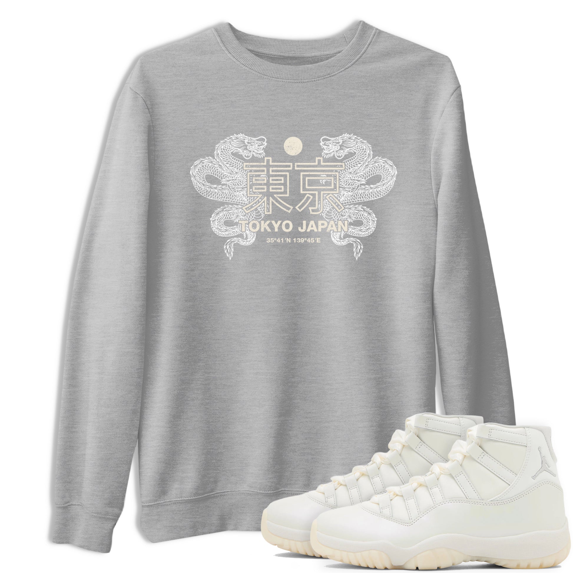 Tokyo Dragons SNRT Sneaker Tees - Air Jordan 11 Pearl - SNRT Sneaker T-shirts