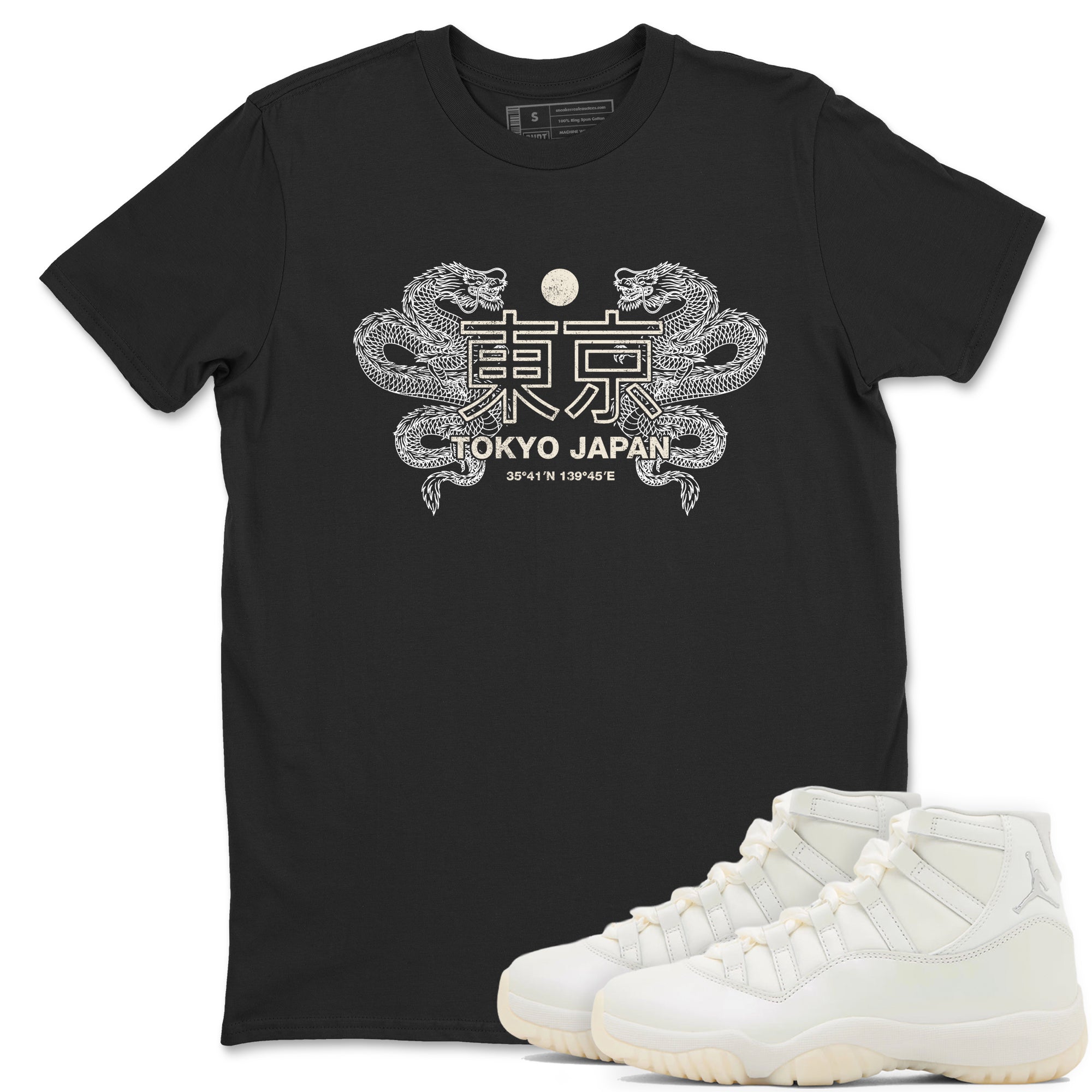 Tokyo Dragons SNRT Sneaker Tees - Air Jordan 11 Pearl - SNRT Sneaker T-shirts