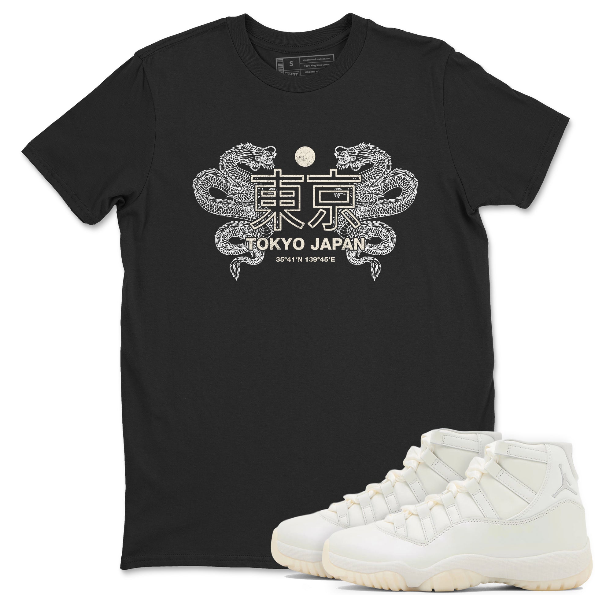 Tokyo Dragons SNRT Sneaker Tees - Air Jordan 11 Pearl - SNRT Sneaker T-shirts