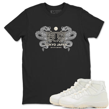 Tokyo Dragons SNRT Sneaker Tees - Air Jordan 11 Pearl - SNRT Sneaker T-shirts